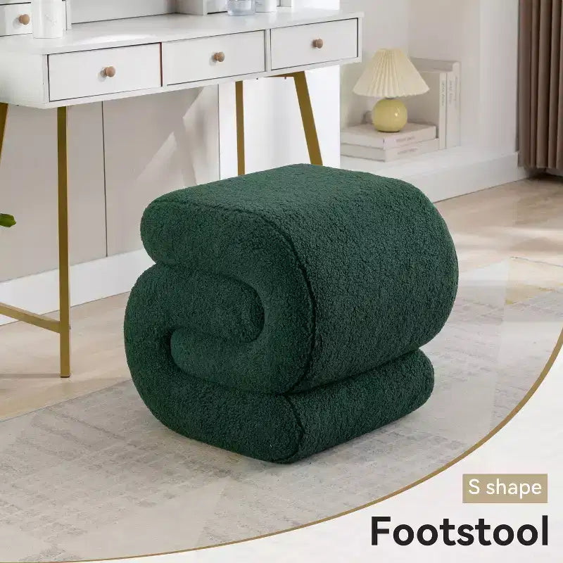 19.3 Pouf/Repose-pieds Teddy en S