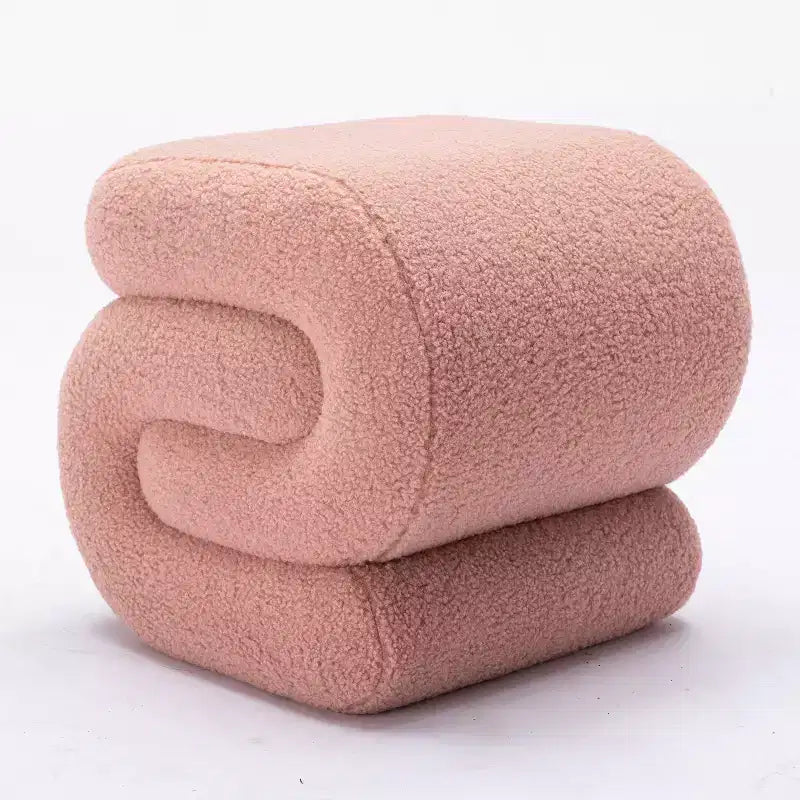 19.3 Pouf/Repose-pieds Teddy en S