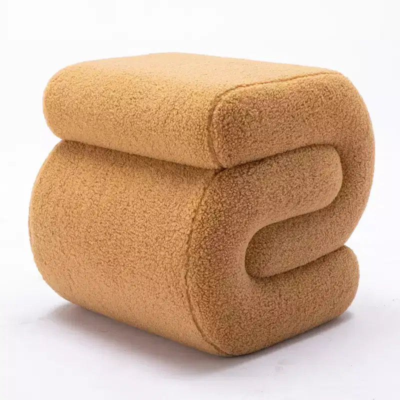 19.3 Pouf/Repose-pieds Teddy en S