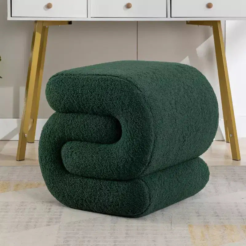 19.3 Pouf/Repose-pieds Teddy en S
