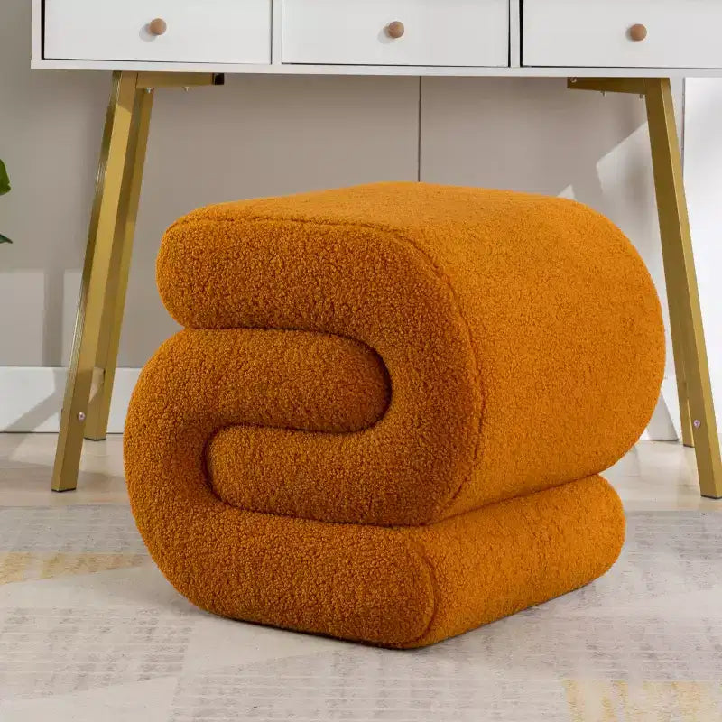 19.3 Pouf/Repose-pieds Teddy en S