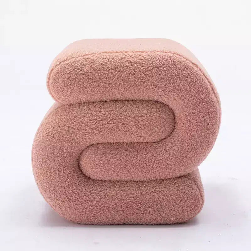 19.3 Pouf/Repose-pieds Teddy en S