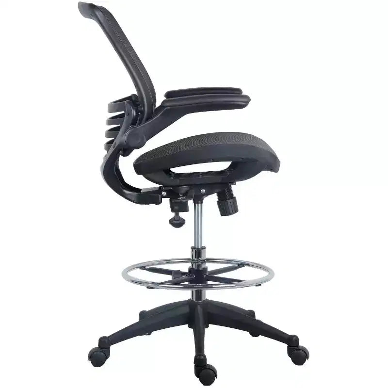 Harwick Evolve All Mesh Heavy Duty Drafting Chair - Dark Knight Edition