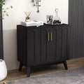 Buffet de 80 cm en bois de style moderne du milieu du siècle avec étagères réglables