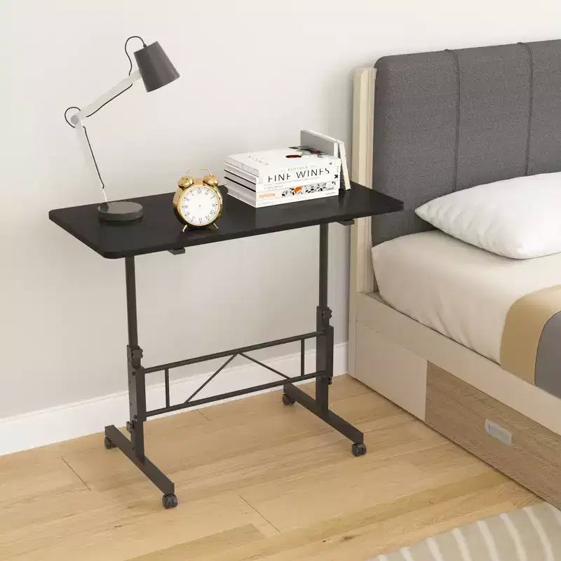 Petit bureau debout réglable en hauteur, postes de travail informatiques mobiles à roulettes, table d'appoint portable pour ordinateur portable pour le bureau