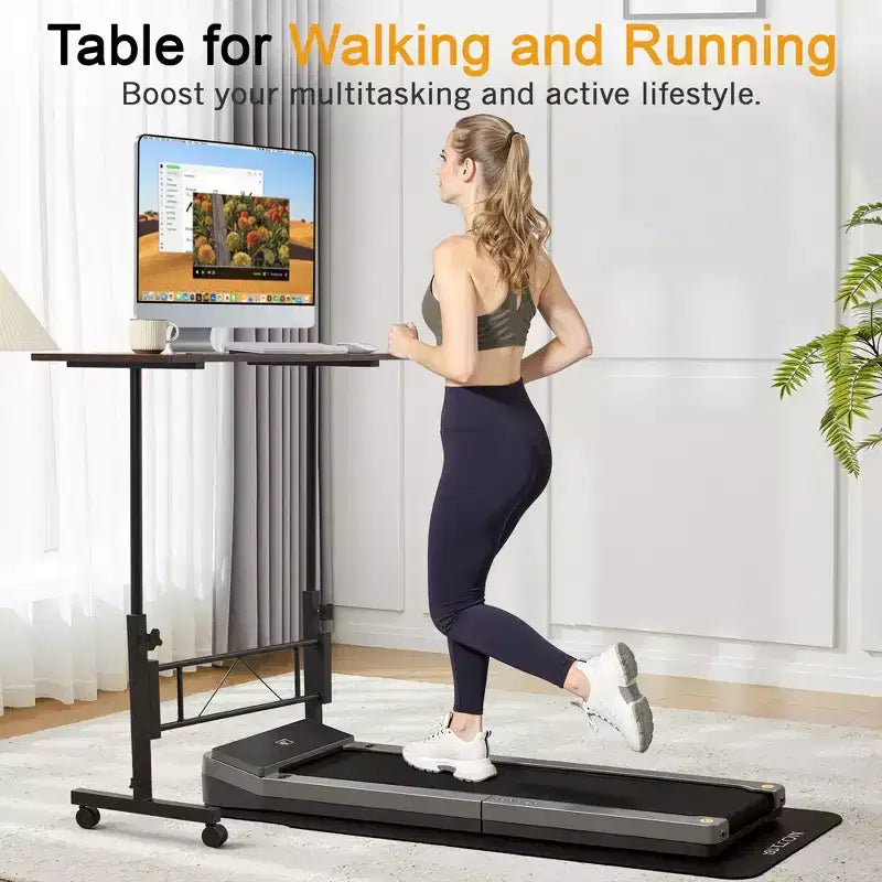 Petit bureau debout réglable en hauteur, postes de travail informatiques mobiles à roulettes, table d'appoint portable pour ordinateur portable pour le bureau