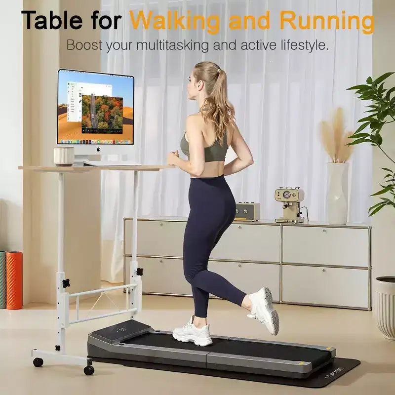 Petit bureau debout réglable en hauteur, postes de travail informatiques mobiles à roulettes, table d'appoint portable pour ordinateur portable pour le bureau